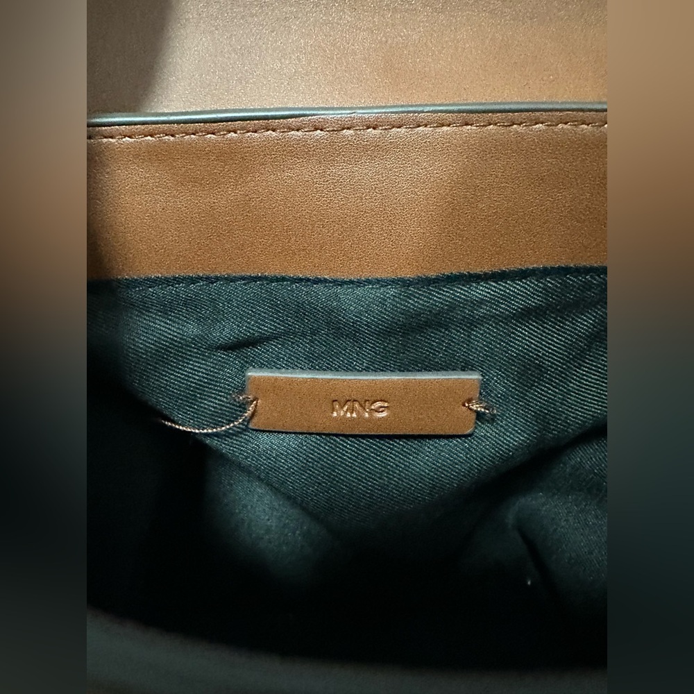 Mango Structured Bucket Bag | Cognac - Picture 12 of 12